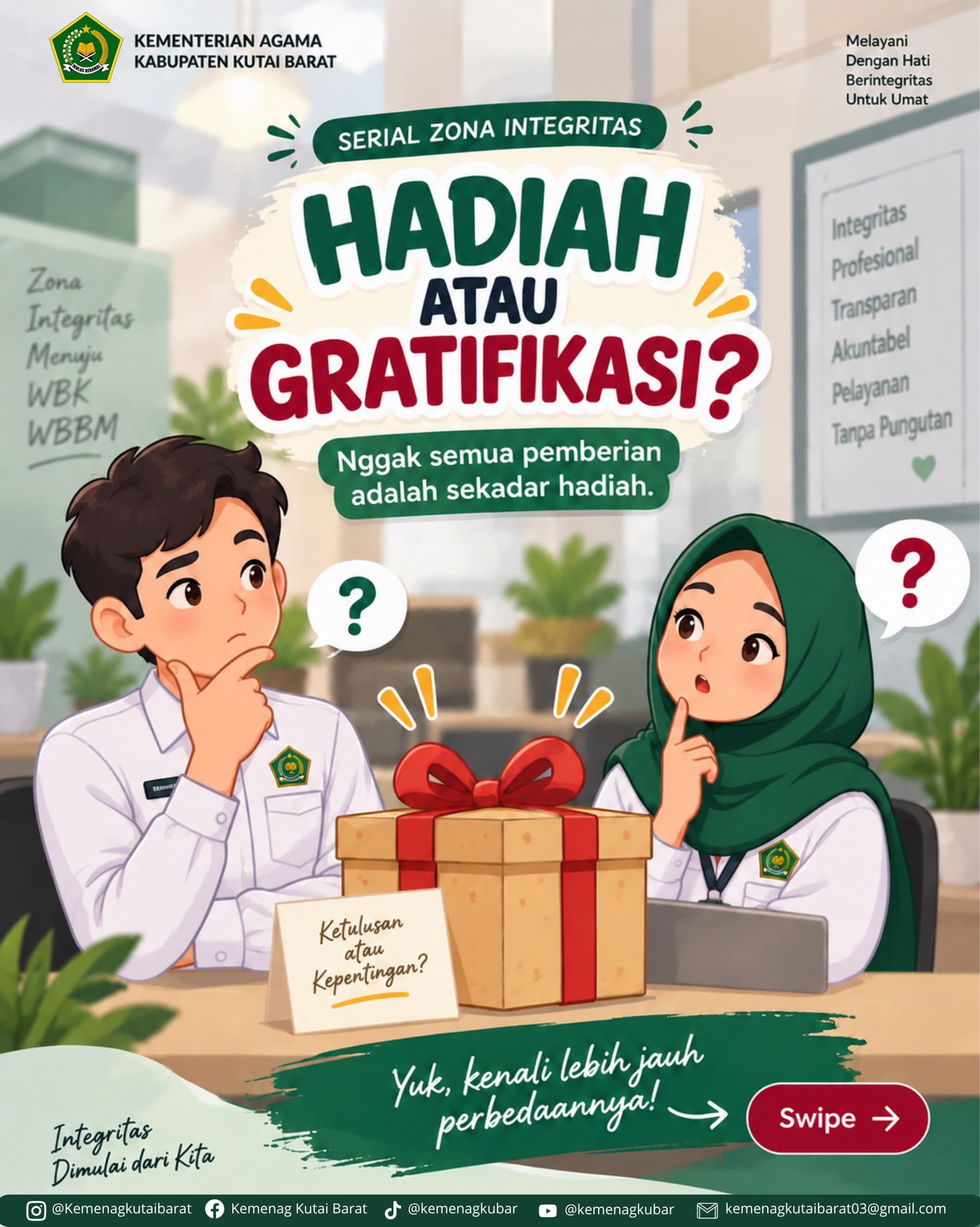 Materi edukasi gratifikasi, slide 1
